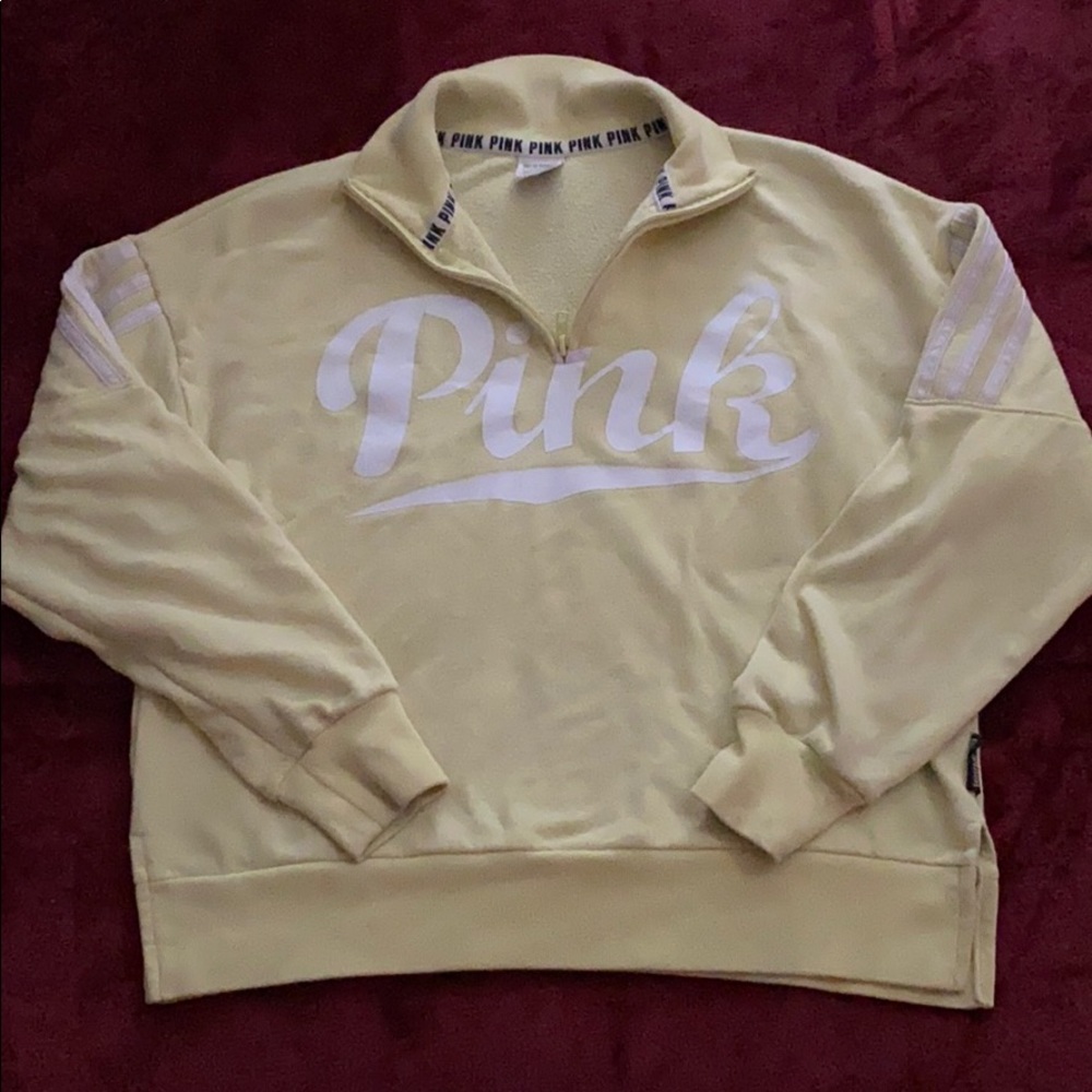 PINK Half Zip Sweatshirt